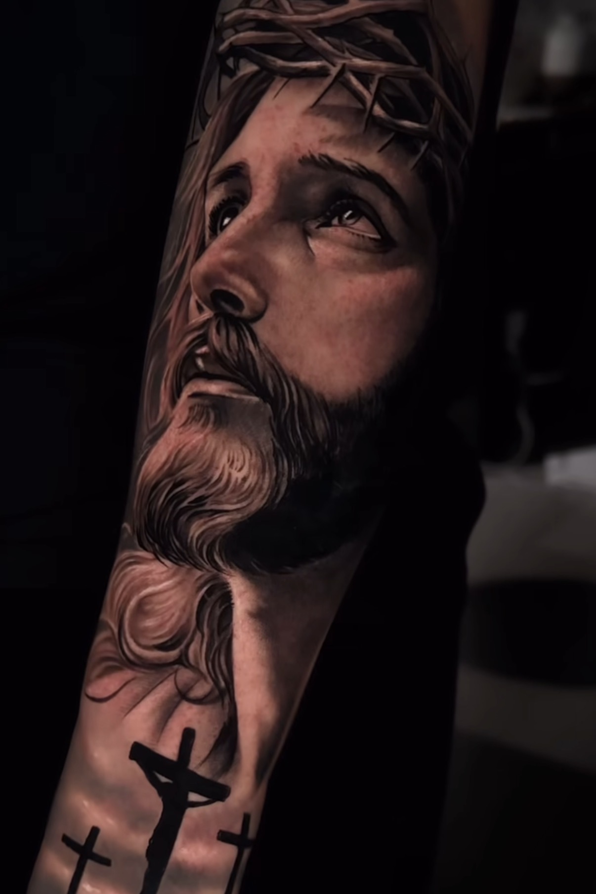 Black and grey realism tattoo
