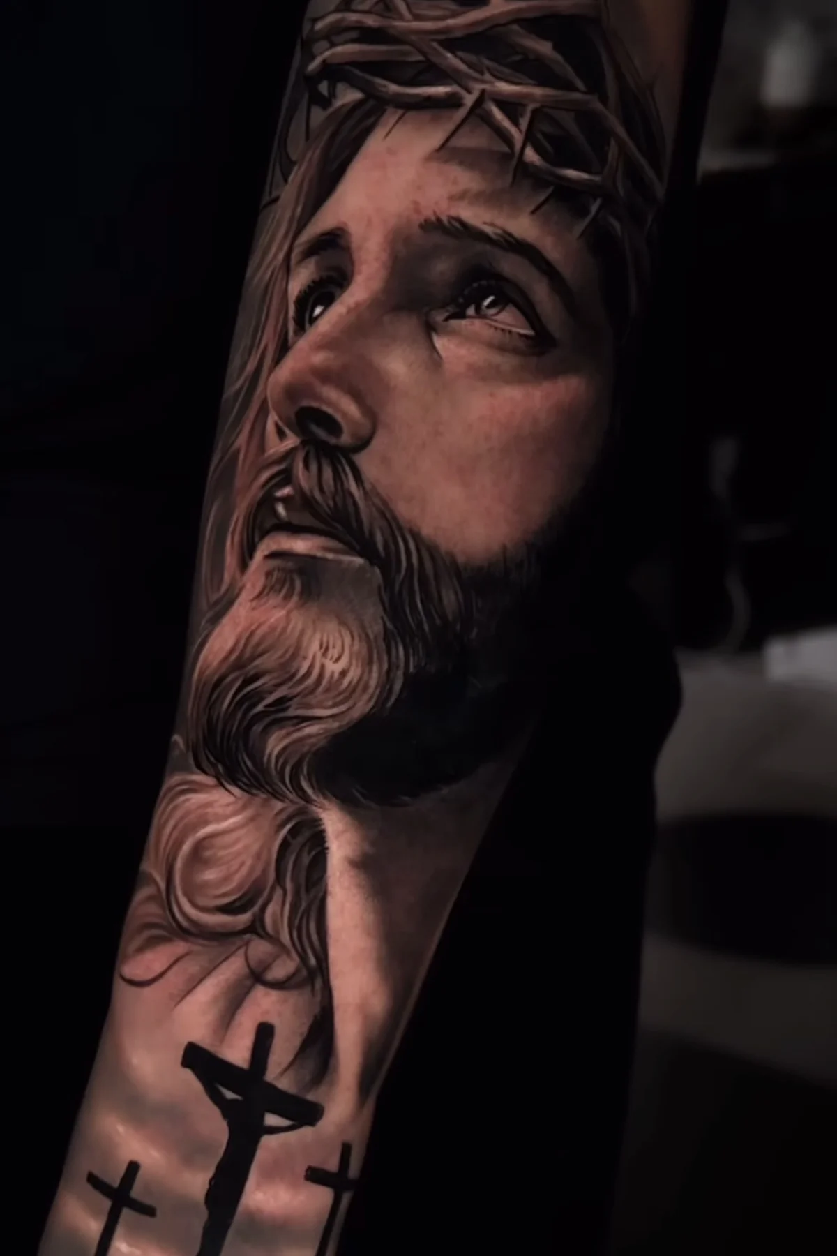 Black and grey realism tattoo